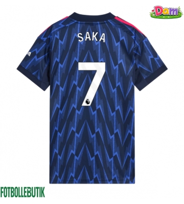 Arsenal Bukayo Saka #7 Bortatröja Kvinnor 2025-26 Kortärmad